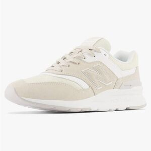 New Balance Cream Sneakers Sleek Minimalist Design NWT